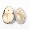 Maileg metal Easter Egg with picture of chick and mailed chick inside | © Conscious Craft